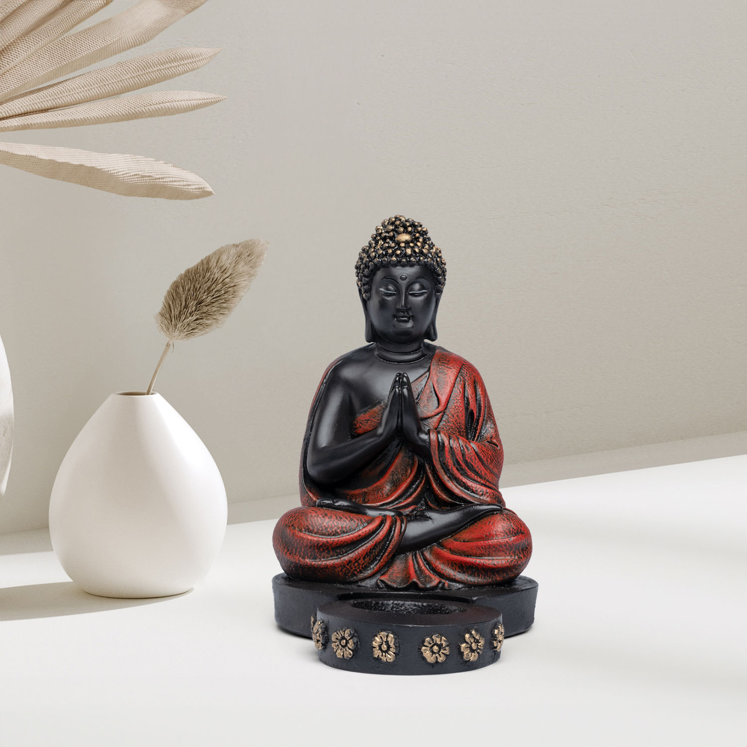 Wakefit Healing Buddha Tealight Holder