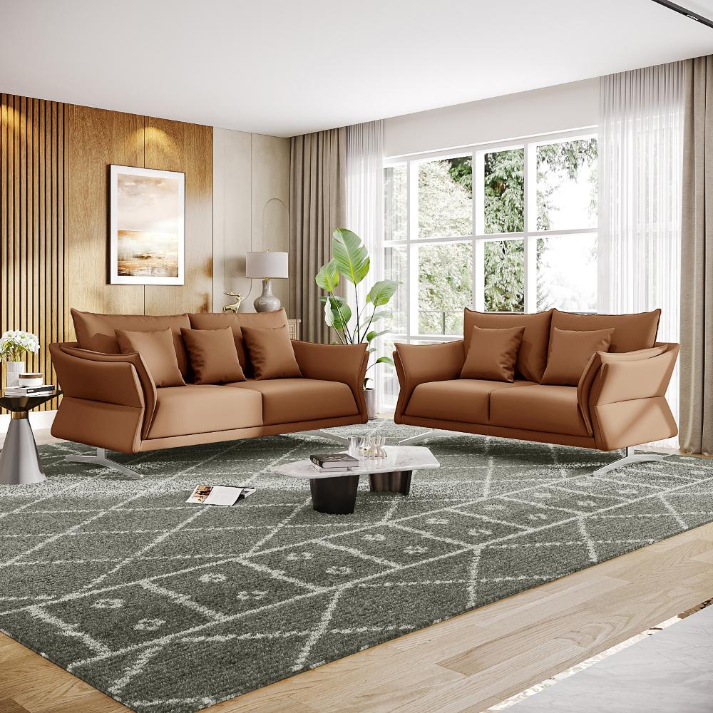 Wakefit Kiribati Sofa Set (3+2) Seater