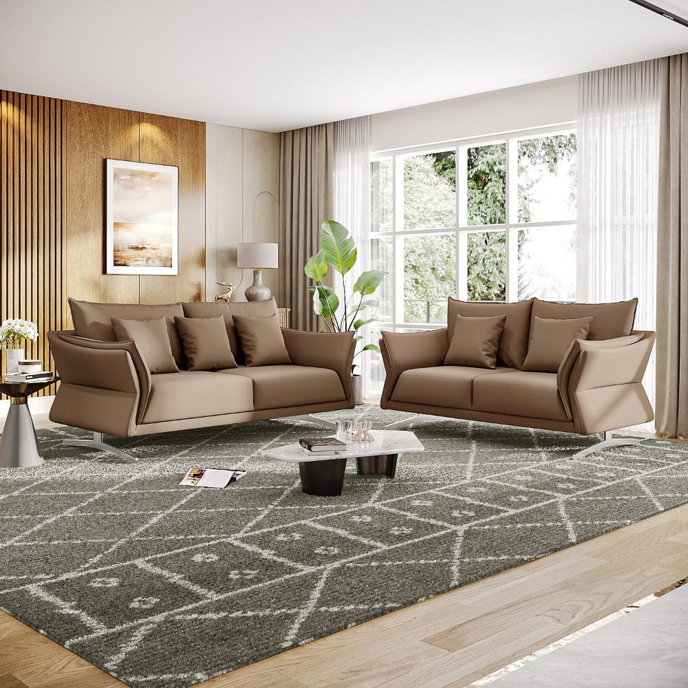 Wakefit Kiribati Sofa Set (3+2) Seater