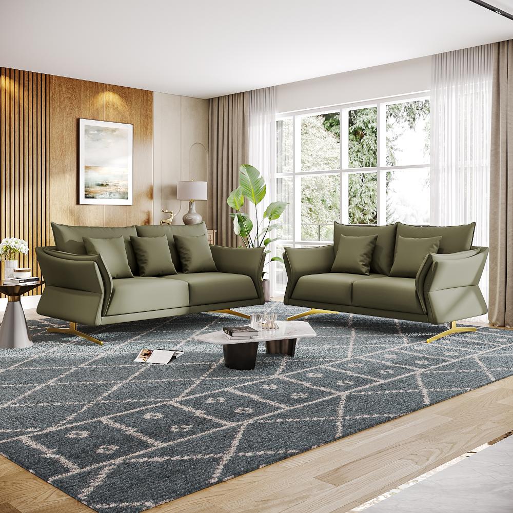 Wakefit Kiribati Sofa Set (3+2) Seater
