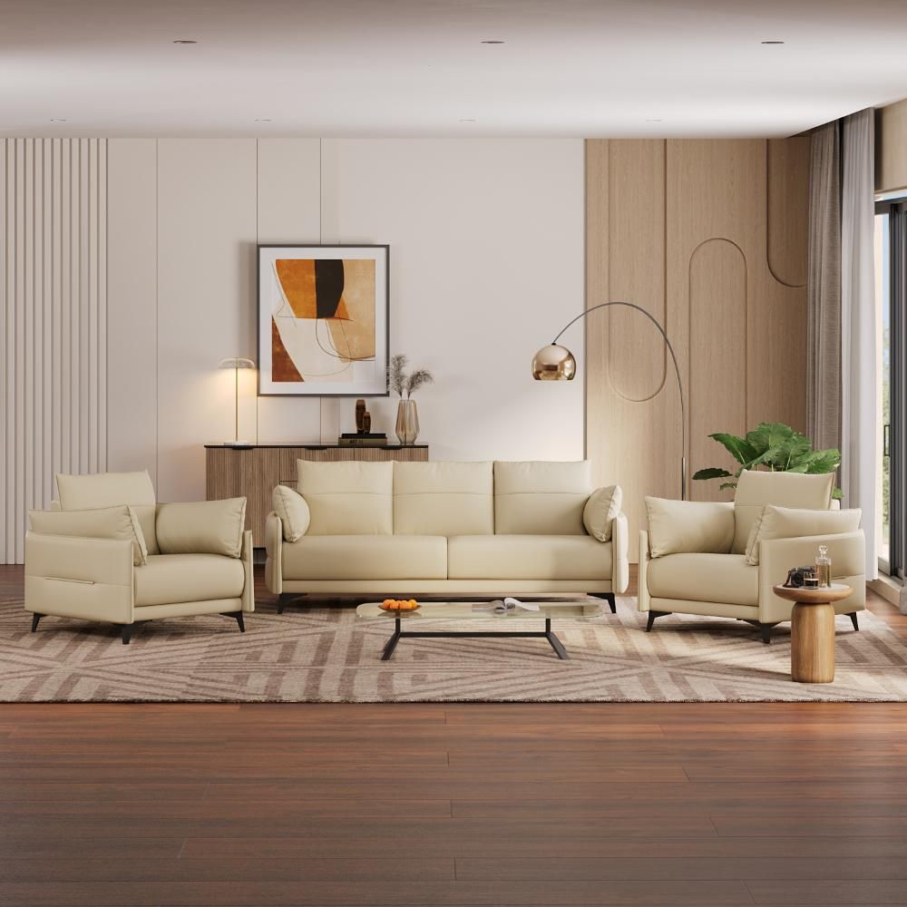 Wakefit Komodo Sofa Set (3+1+1) Seater