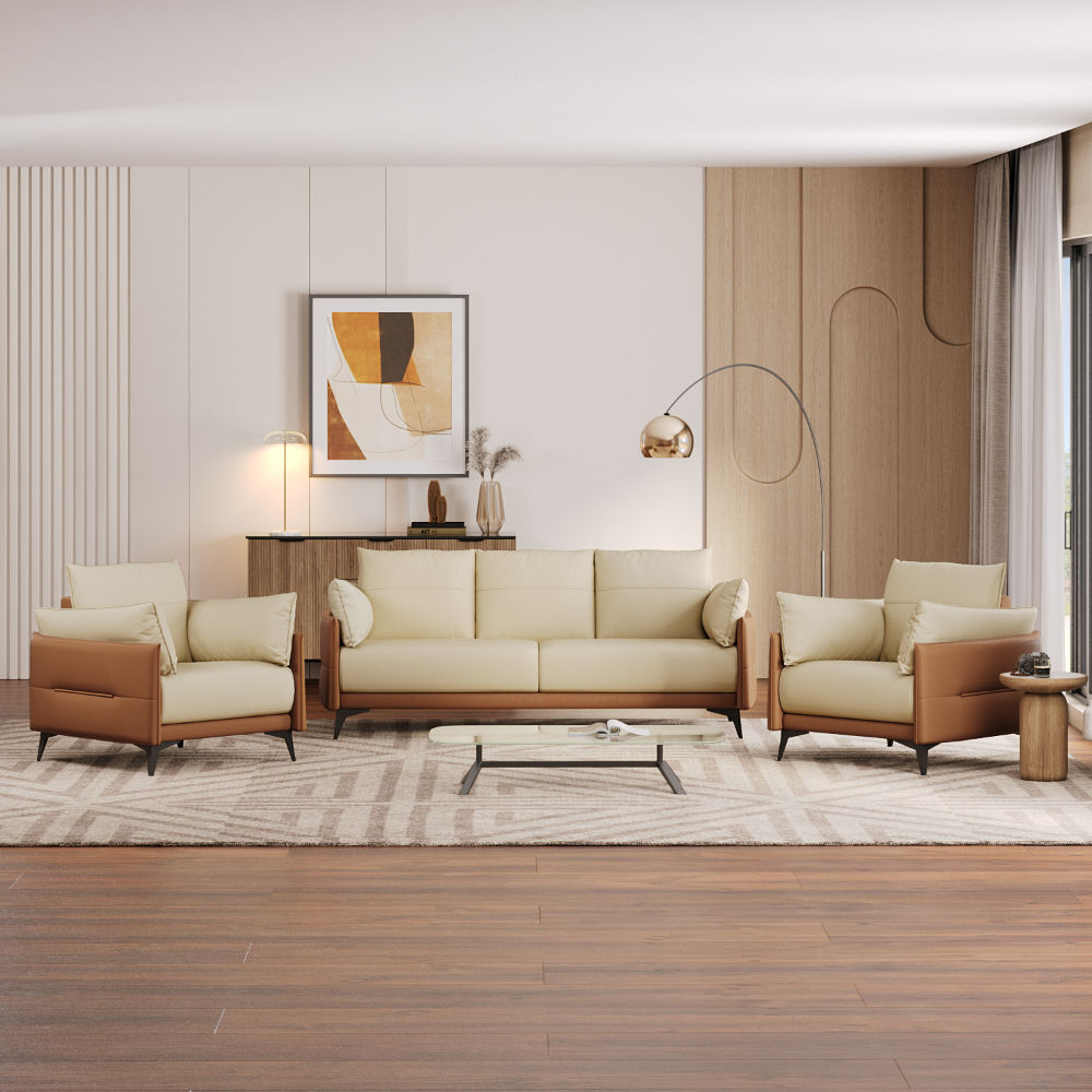 Wakefit Komodo Sofa Set (3+1+1) Seater
