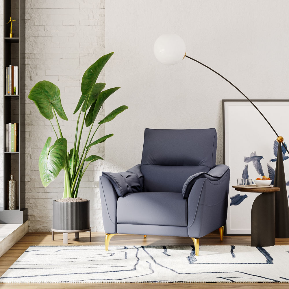 Wakefit Tuvalu Sofa without Motion - Single Seater