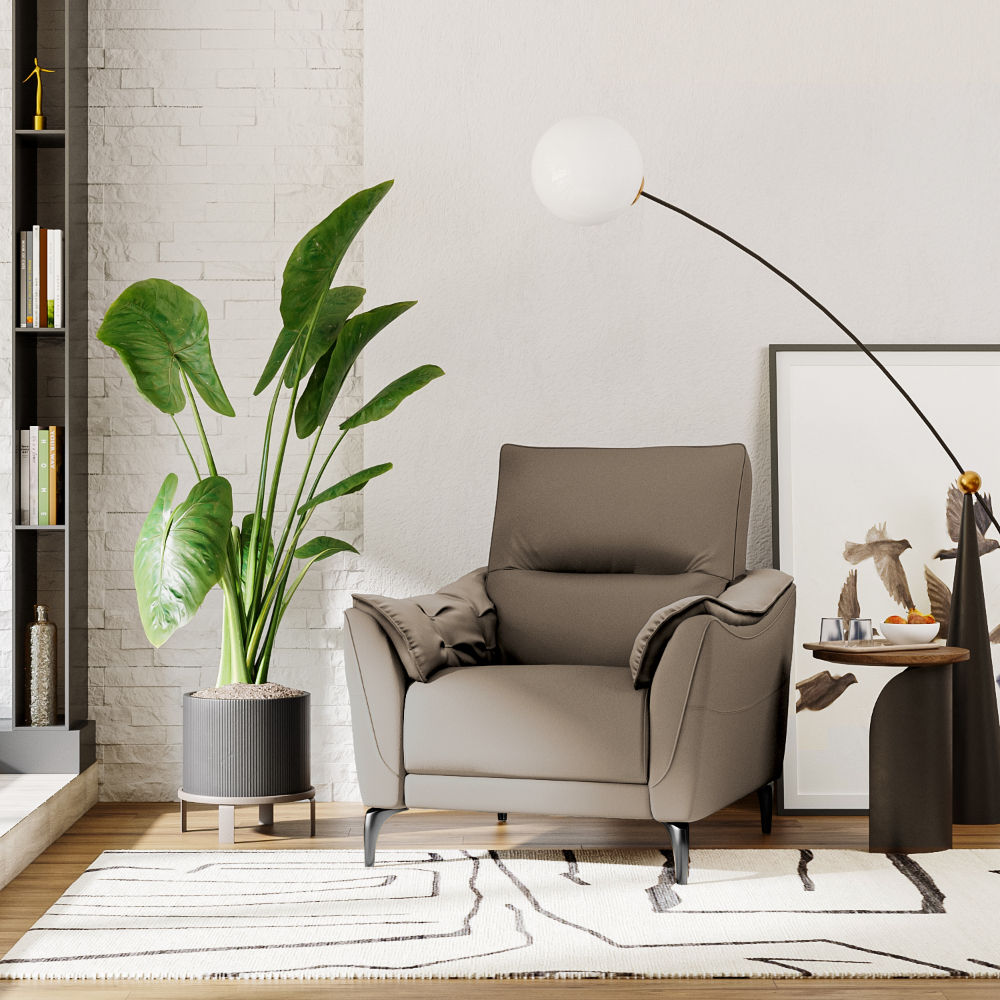 Wakefit Tuvalu Sofa without Motion - Single Seater