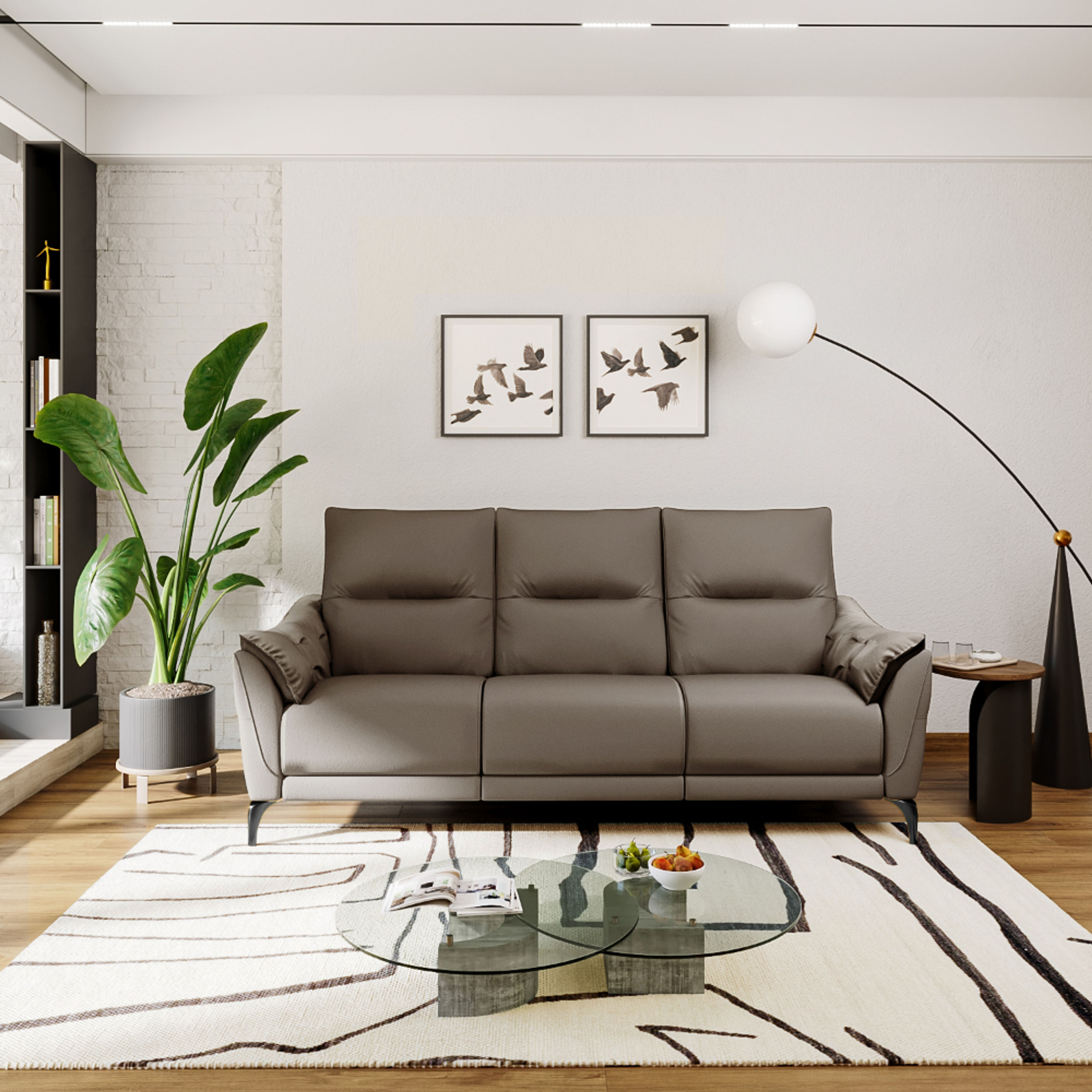 Wakefit Tuvalu Sofa without Motion Three Seater