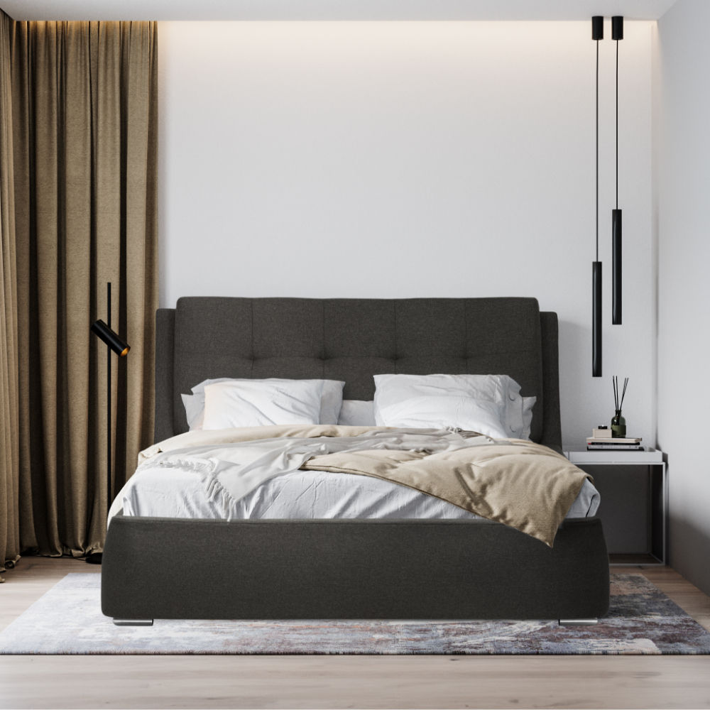 Wakefit Lanta Queen Size Upholstered Bed