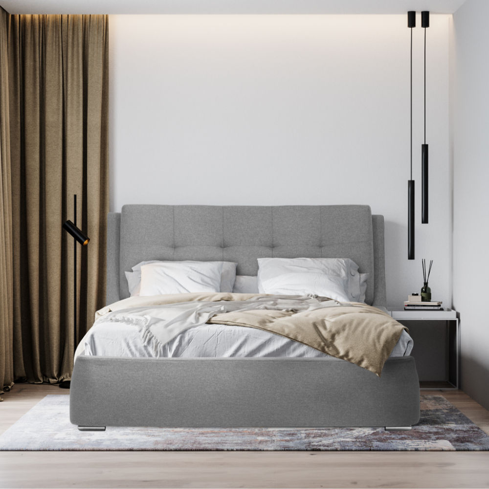 Wakefit Lanta Queen Size Upholstered Bed