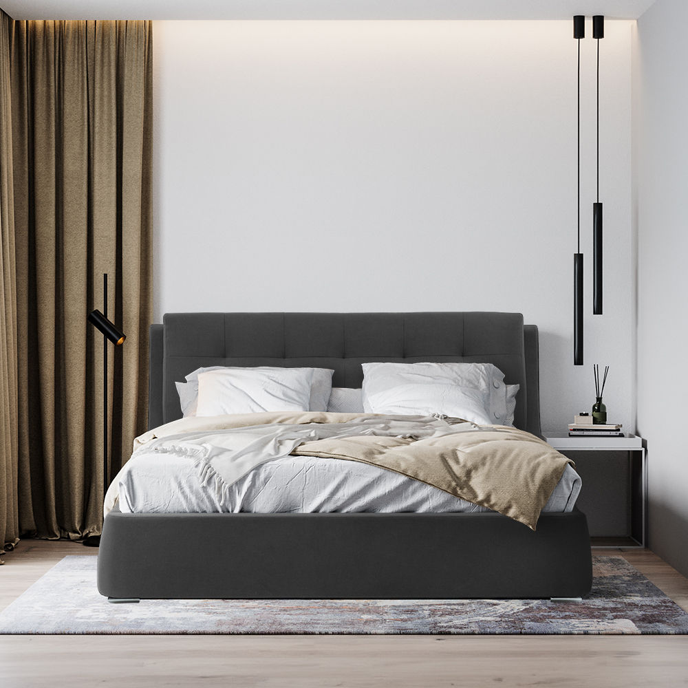 Wakefit Lanta King Size Upholstered Bed