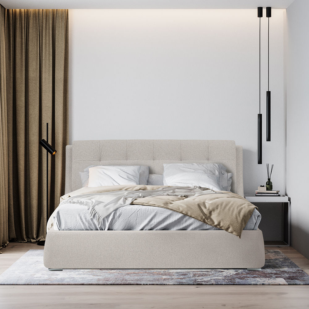 Wakefit Lanta King Size Upholstered Bed