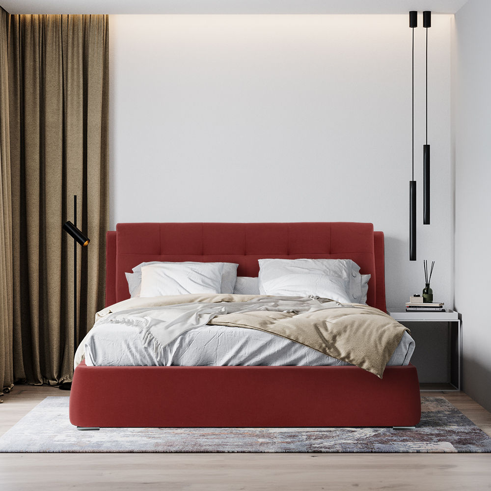 Wakefit Lanta King Size Upholstered Bed