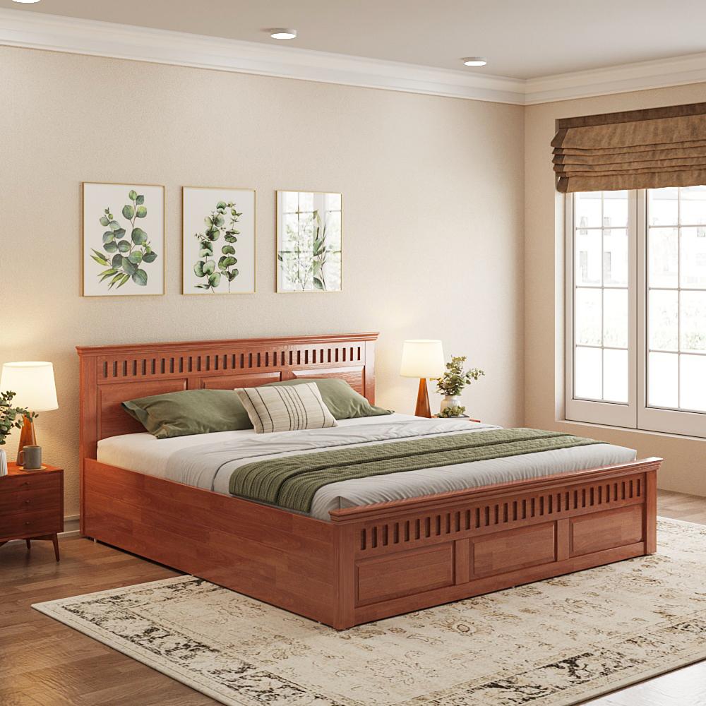 Wakefit Pegasi King Solid wood bed with storage