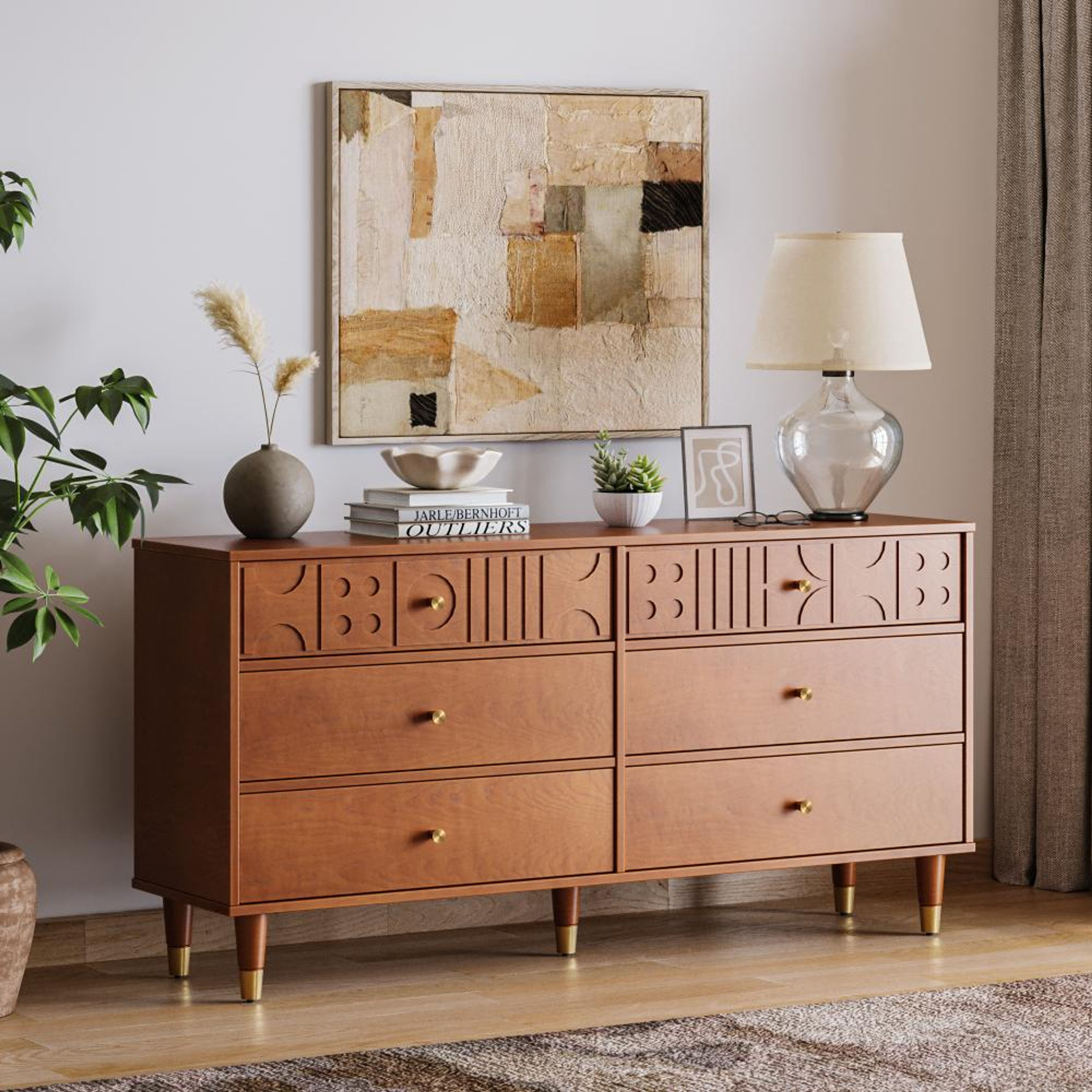 Lunarix 6 drawers Chest of Drawers