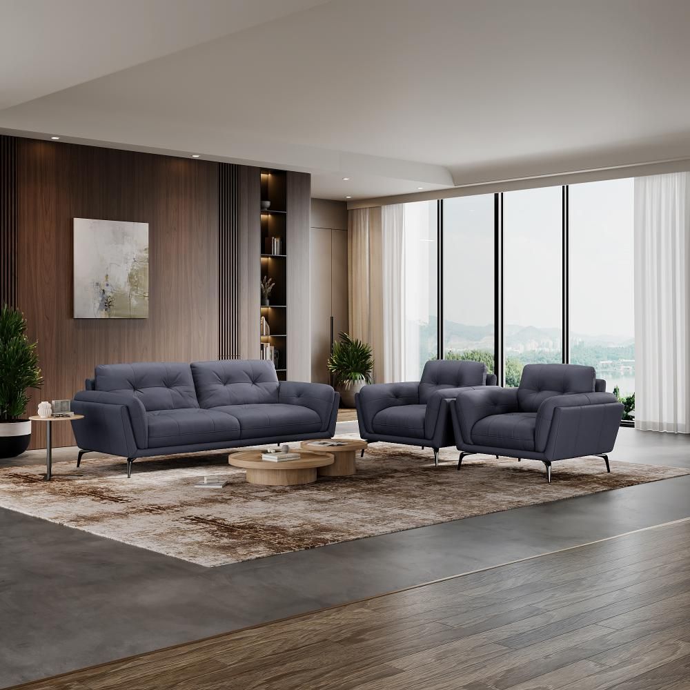 Wakefit Lille Sofa Set (3+1+1) Seater