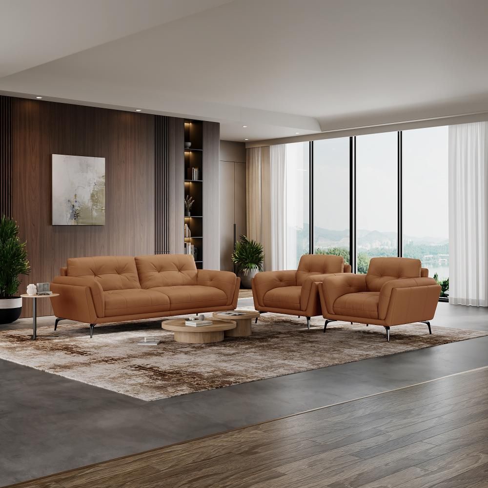 Wakefit Lille Sofa Set (3+1+1) Seater