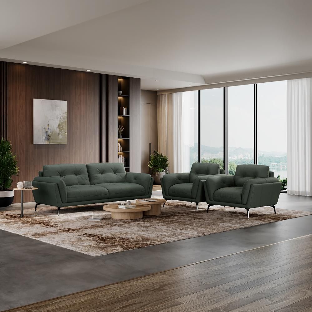 Wakefit Lille Sofa Set (3+1+1) Seater