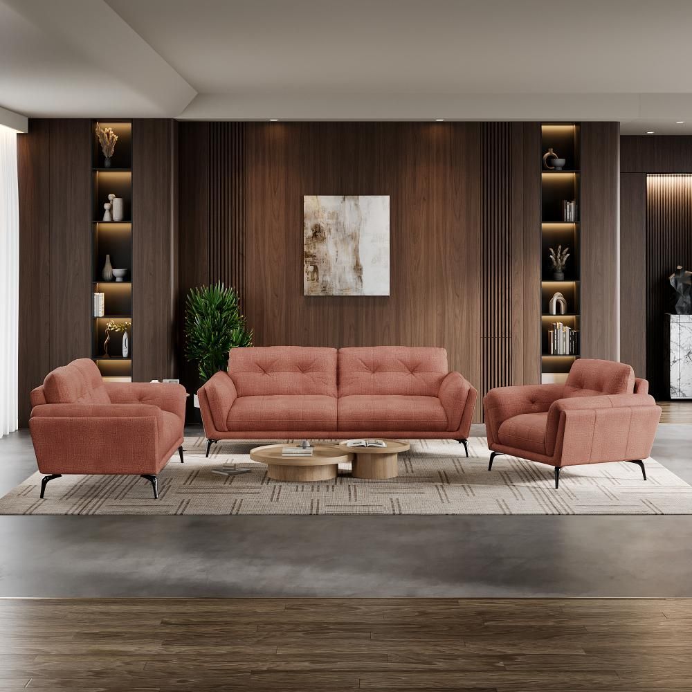 Wakefit Lille Sofa Set (3+2+1) Seater