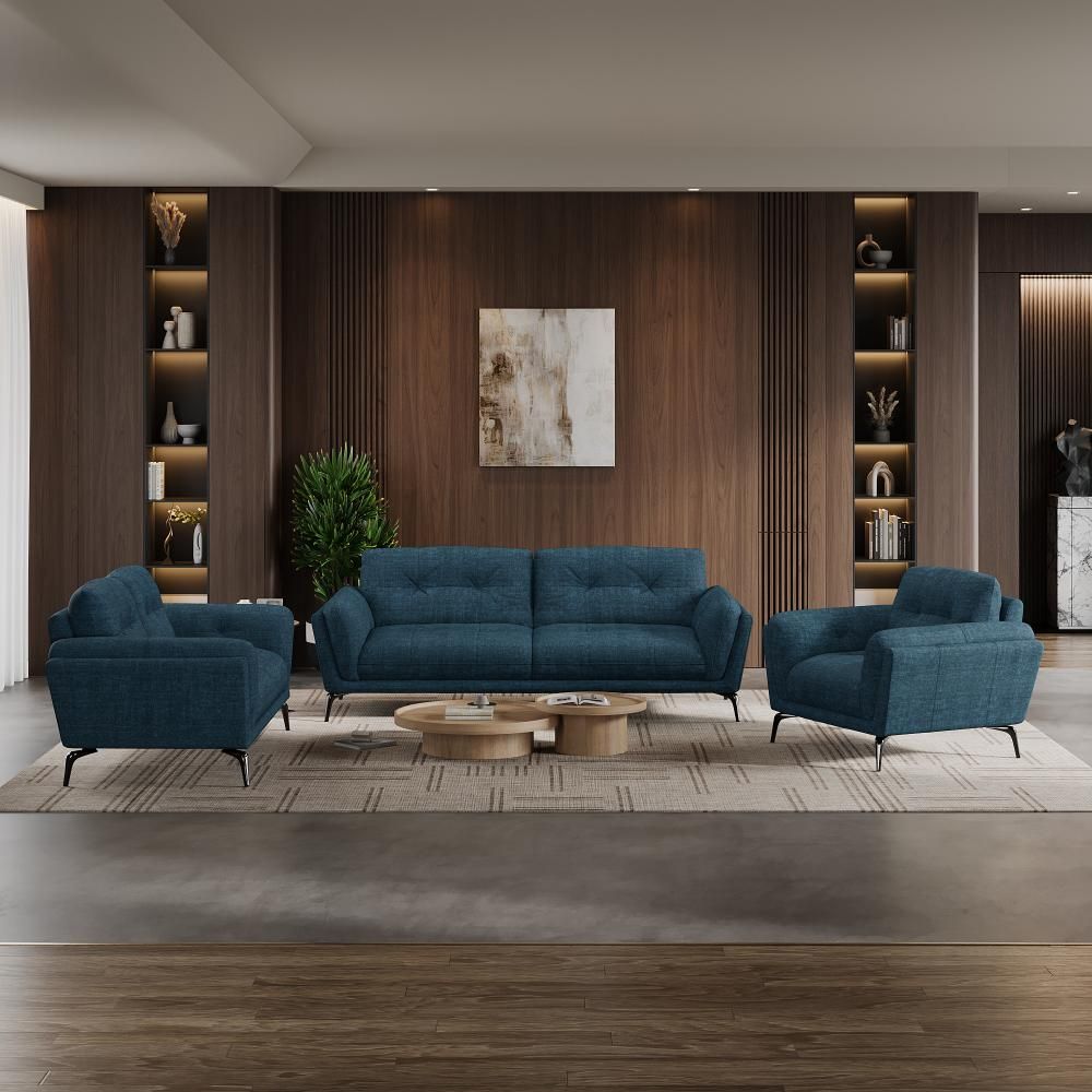 Wakefit Lille Sofa Set (3+2+1) Seater
