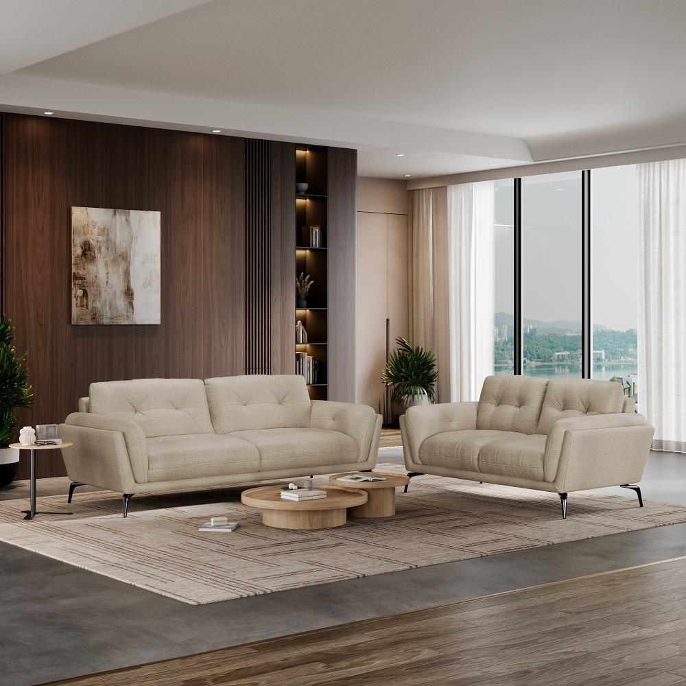 Wakefit Lille Sofa Set (3+2) Seater