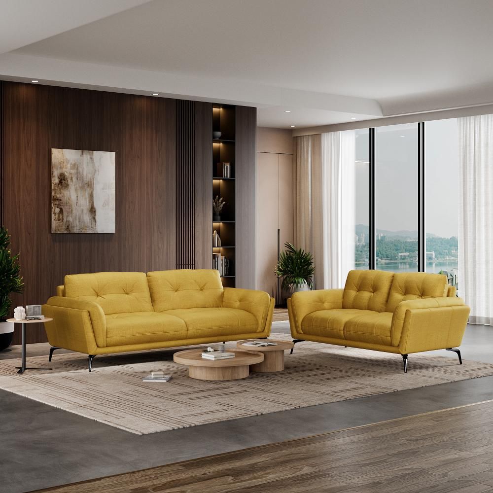 Wakefit Lille Sofa Set (3+2) Seater