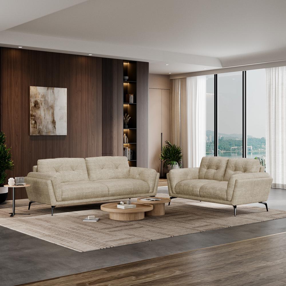 Wakefit Lille Sofa Set (3+2) Seater