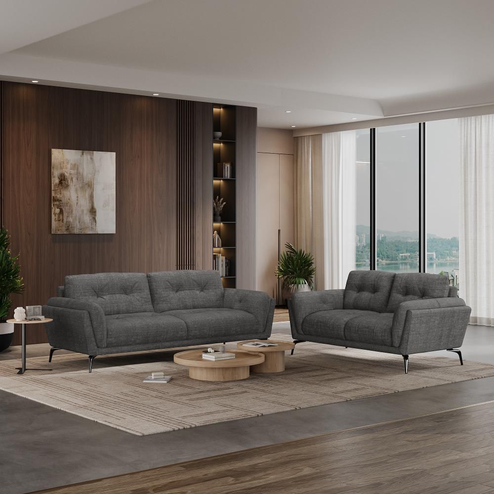 Wakefit Lille Sofa Set (3+2) Seater