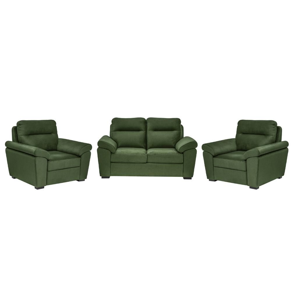 Wakefit Lounger Plus Sofa set (2+1+1) Seater