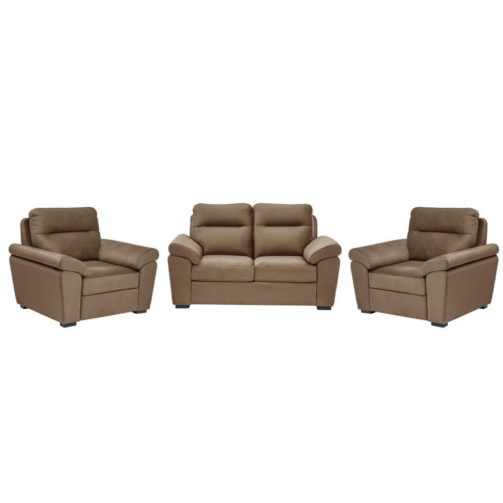 Wakefit Lounger Plus Sofa set (2+1+1) Seater