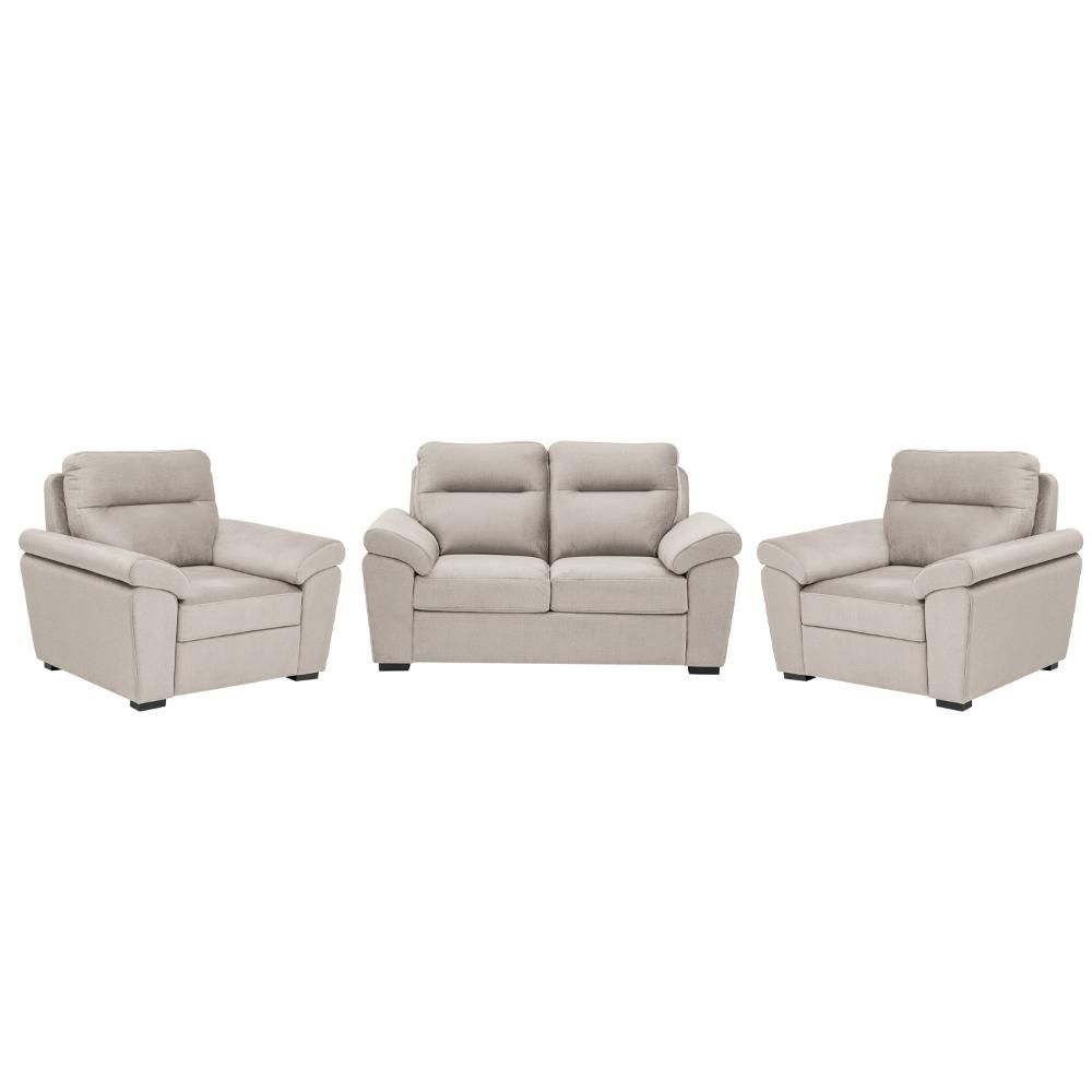 Wakefit Lounger Plus Sofa set (2+1+1) Seater