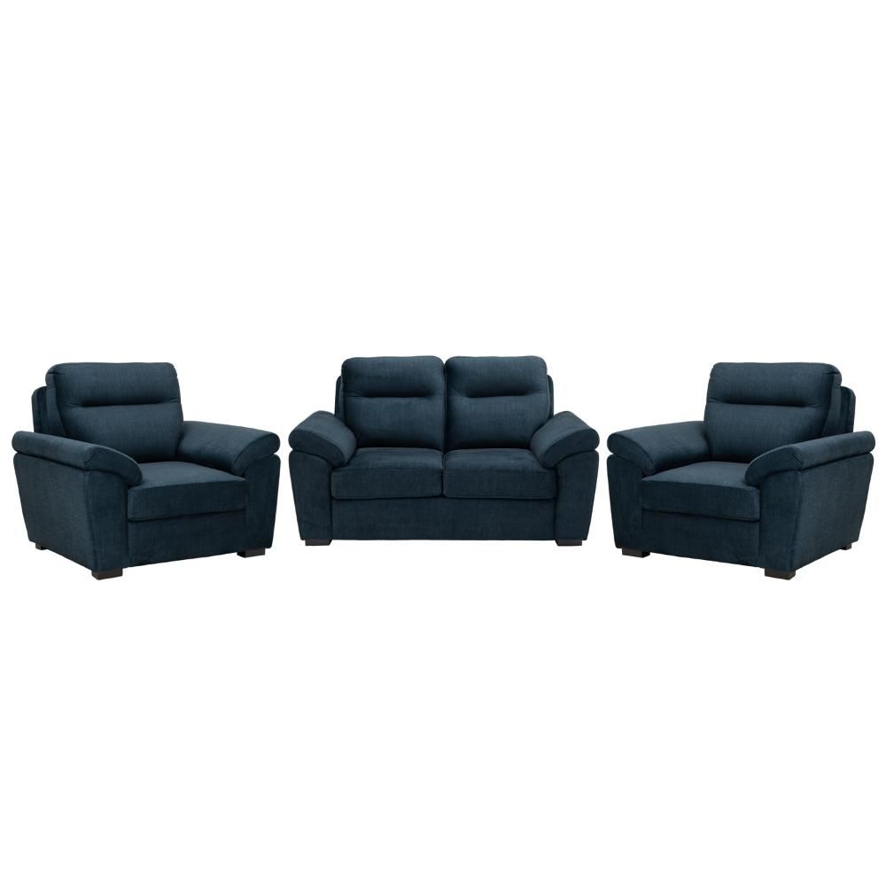 Wakefit Lounger Plus Sofa set (2+1+1) Seater