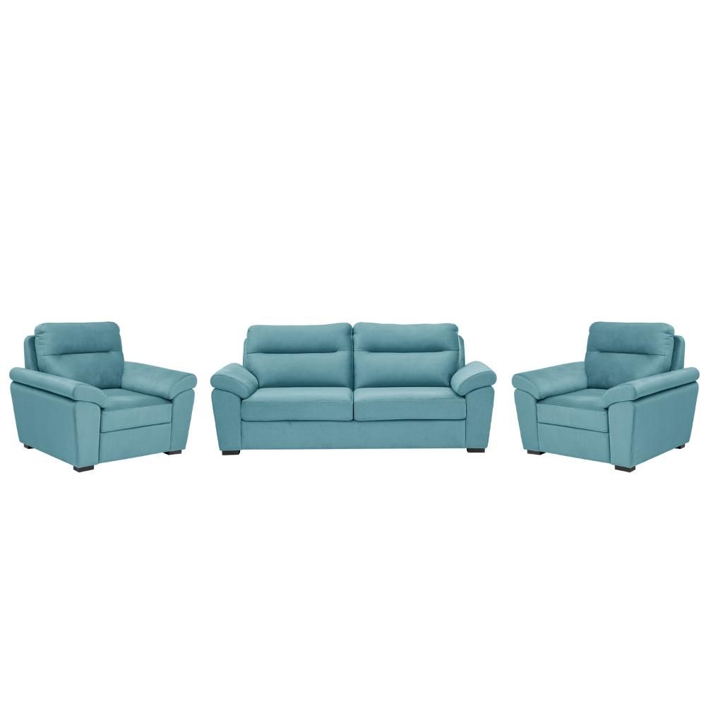 Wakefit Lounger Plus Sofa set (3+1+1) Seater