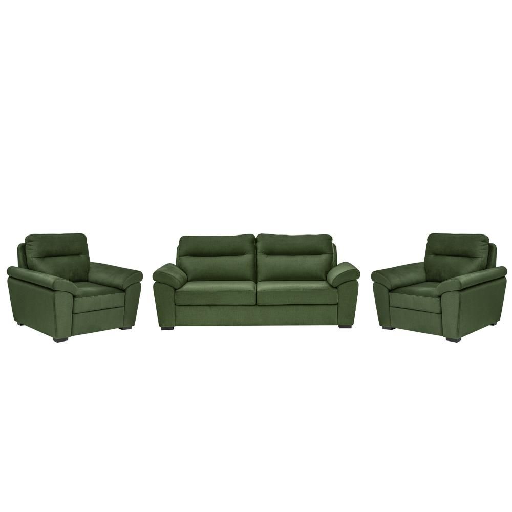 Wakefit Lounger Plus Sofa set (3+1+1) Seater