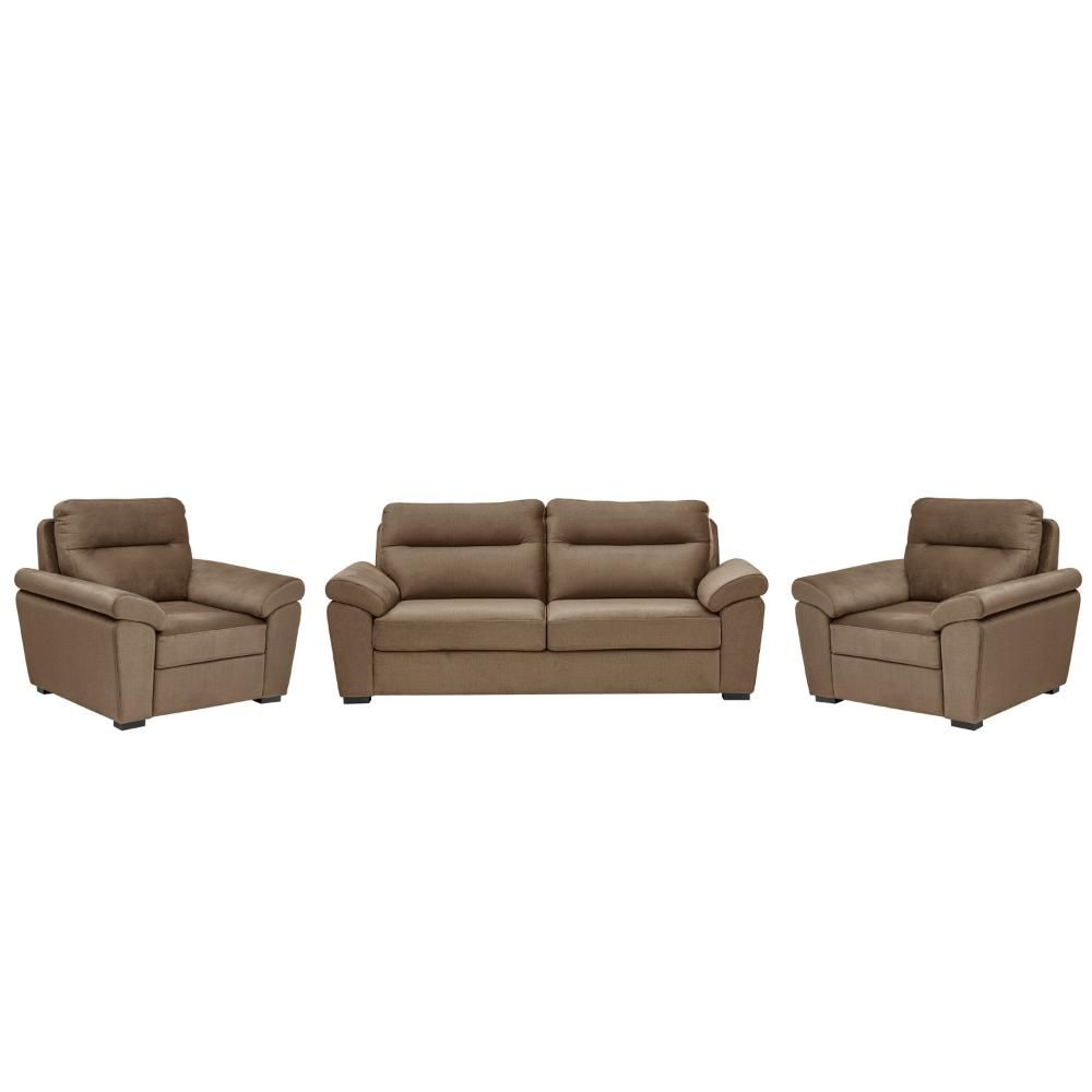 Wakefit Lounger Plus Sofa set (3+1+1) Seater
