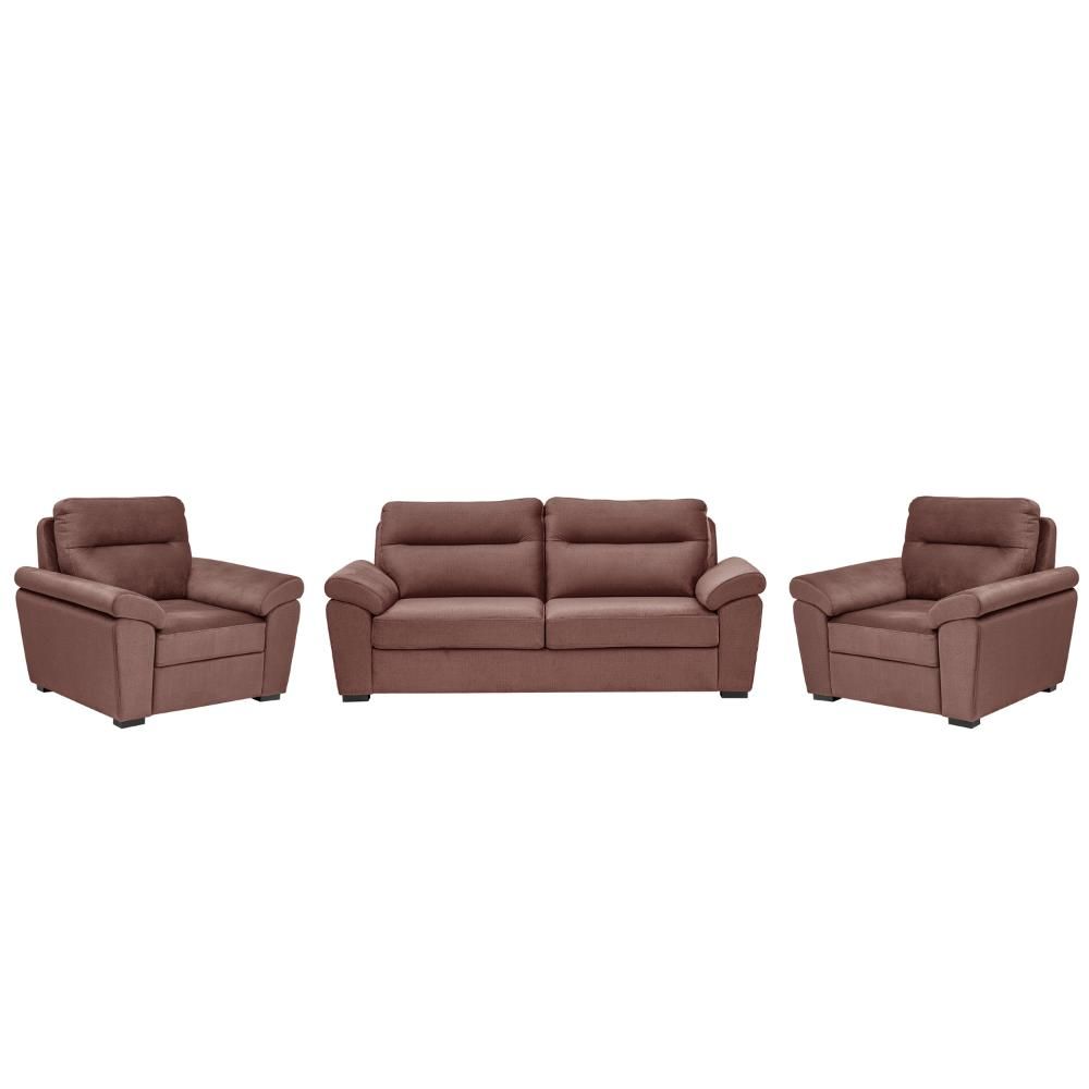 Wakefit Lounger Plus Sofa set (3+1+1) Seater