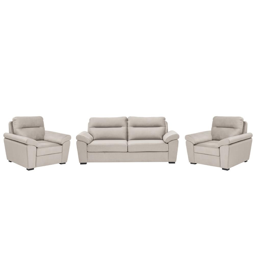 Wakefit Lounger Plus Sofa set (3+1+1) Seater