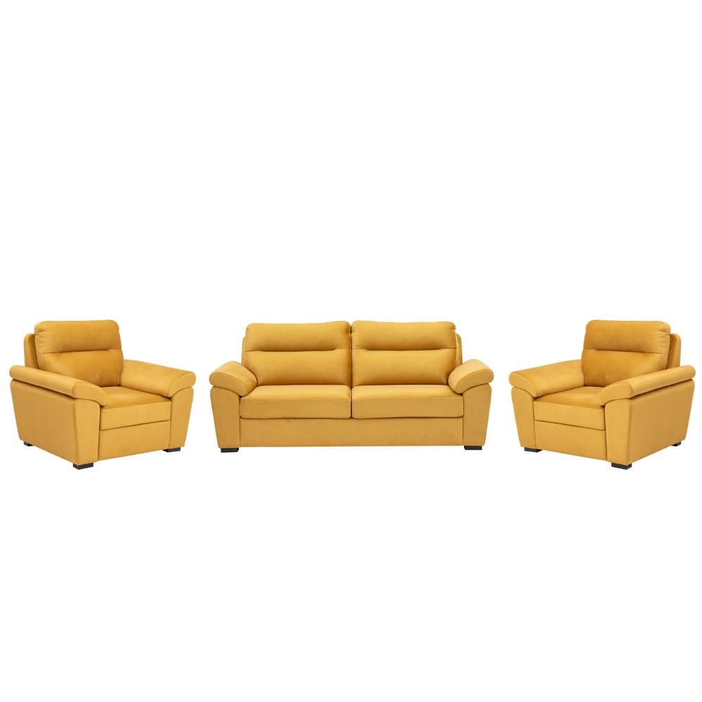 Wakefit Lounger Plus Sofa set (3+1+1) Seater