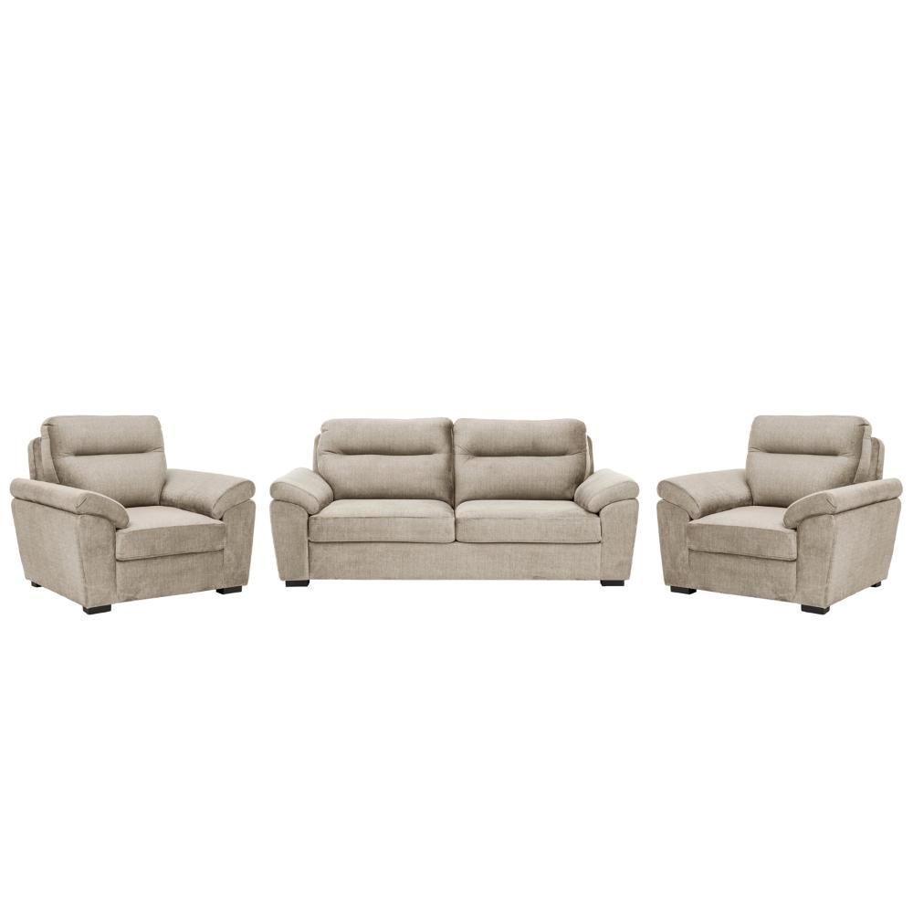 Wakefit Lounger Plus Sofa set (3+1+1) Seater