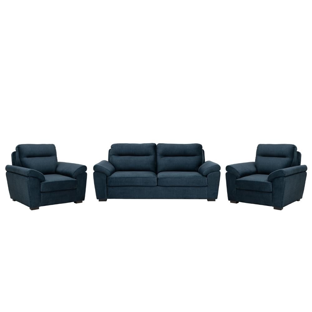 Wakefit Lounger Plus Sofa set (3+1+1) Seater