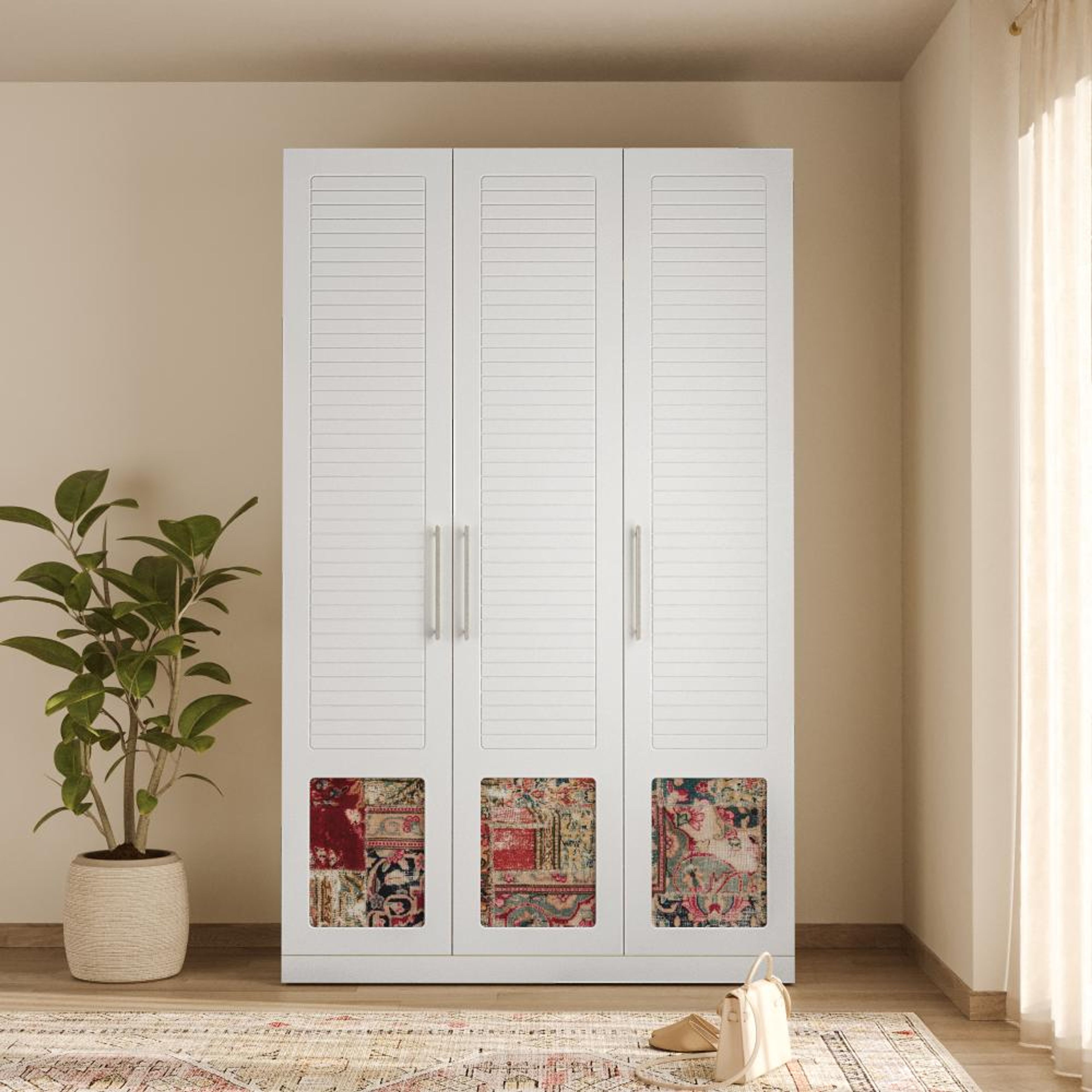 Martin 3 Door with 6 Shelves 1 Drawers 3 Laminate
