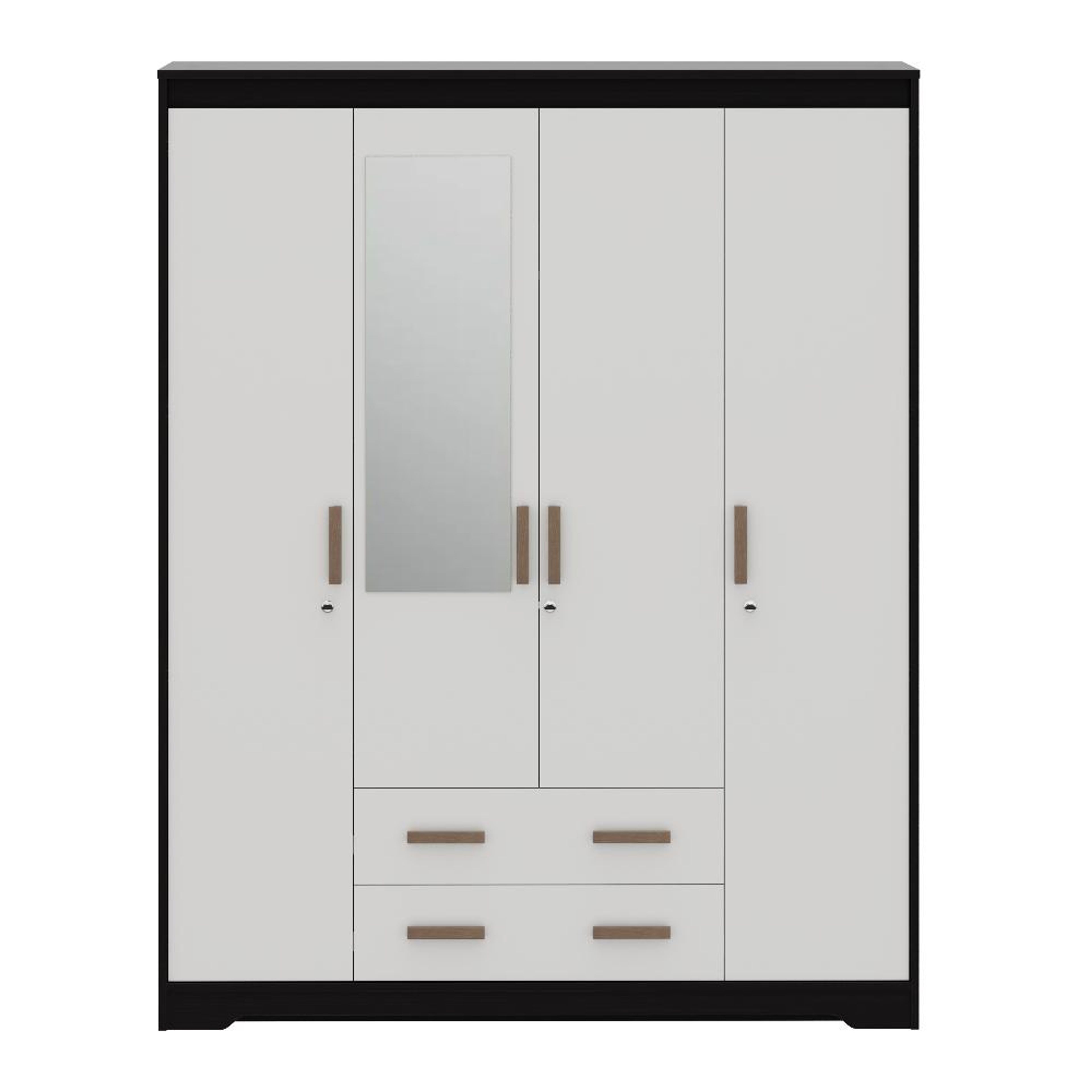 Spacious storage in Imai 4 Door Wardrobe