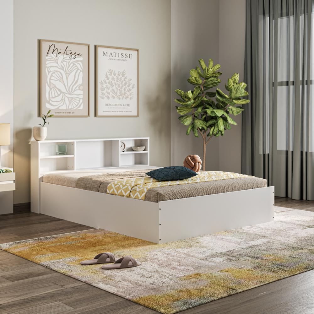 Wakefit Petra Headboard Storage product - Queen size - Frosty White