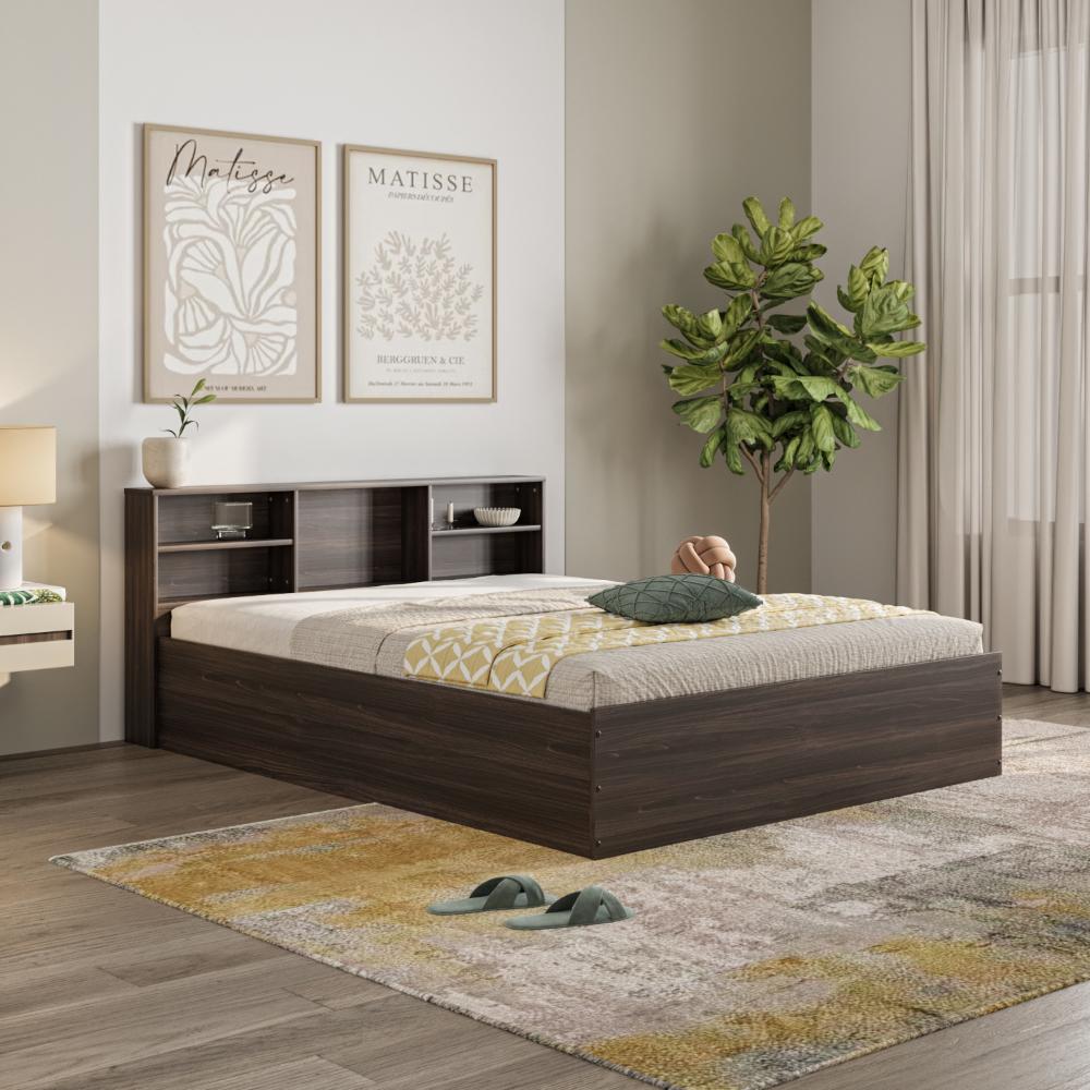 Wakefit Petra Headboard Storage product - Queen size - Wyoming Maple