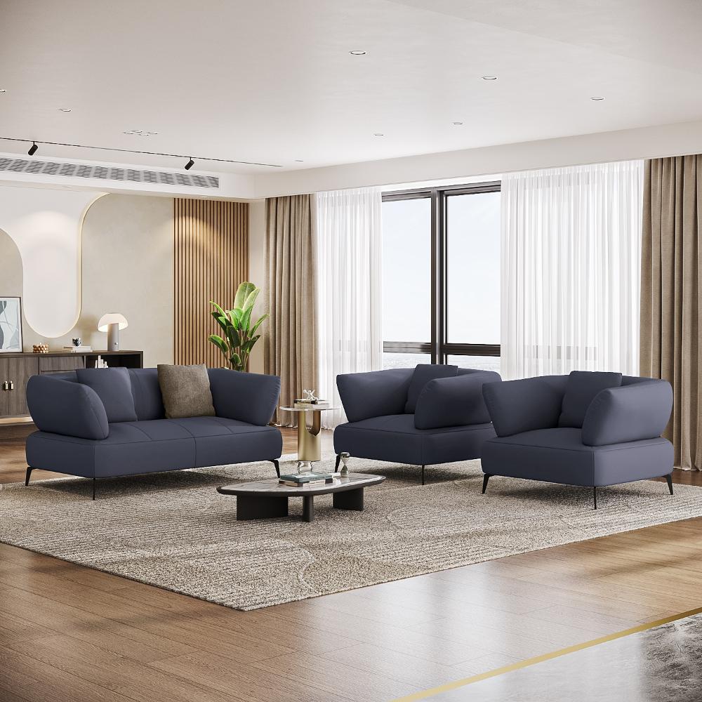 Wakefit Nauru Sofa Set (2+1+1) Seater
