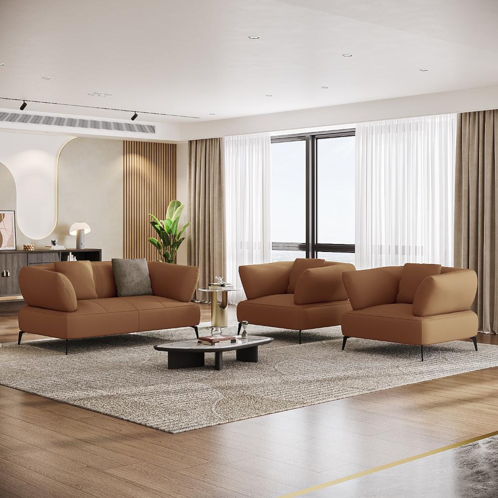 Wakefit Nauru Sofa Set (2+1+1) Seater