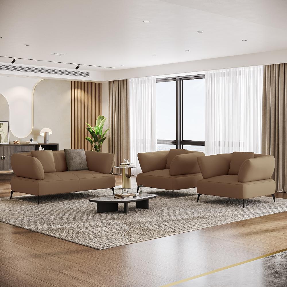 Wakefit Nauru Sofa Set (2+1+1) Seater