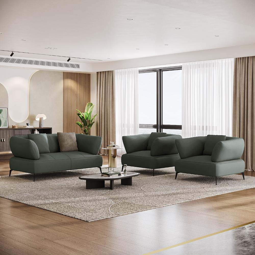 Wakefit Nauru Sofa Set (2+1+1) Seater