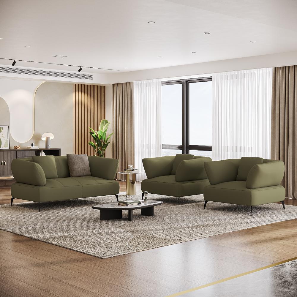 Wakefit Nauru Sofa Set (2+1+1) Seater