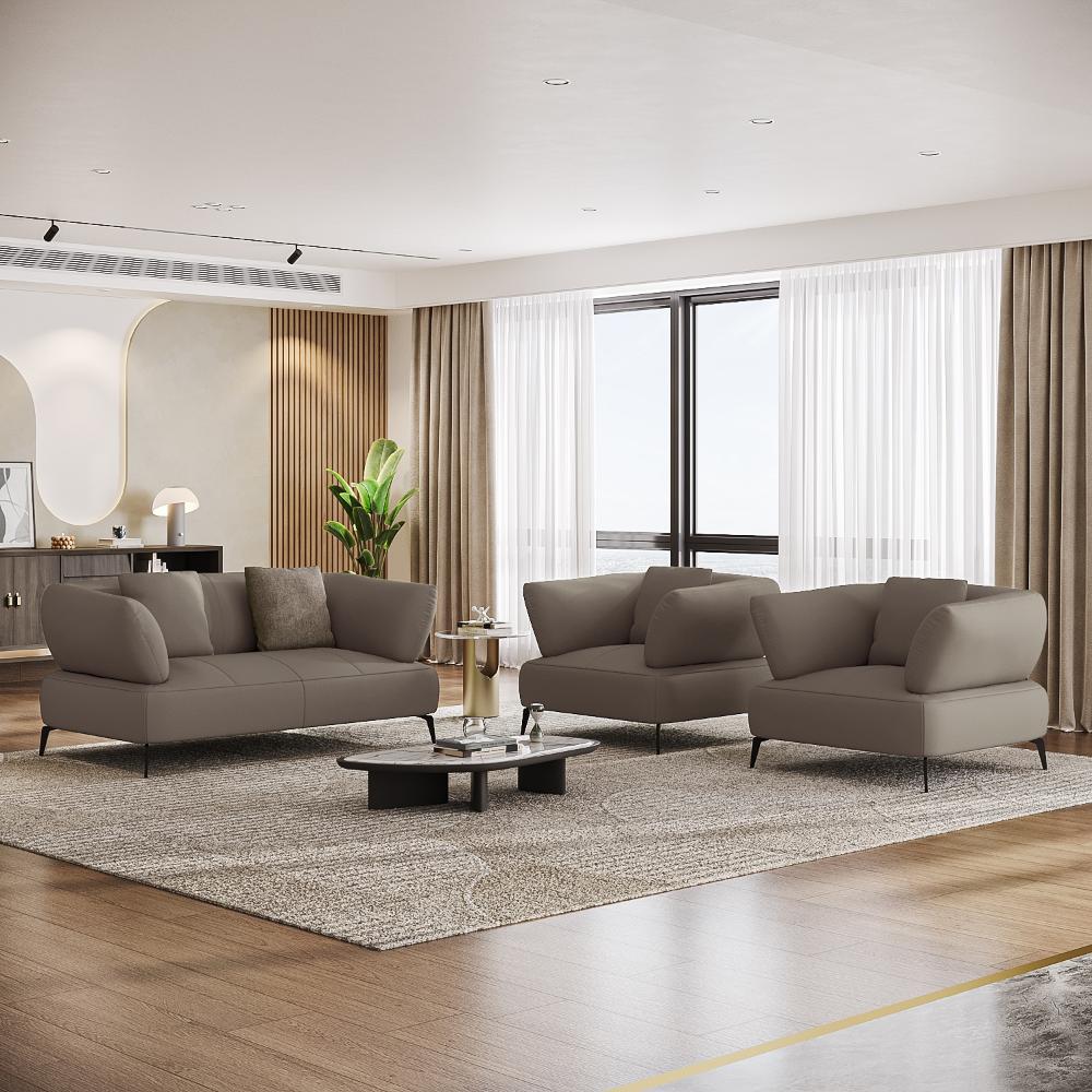 Wakefit Nauru Sofa Set (2+1+1) Seater