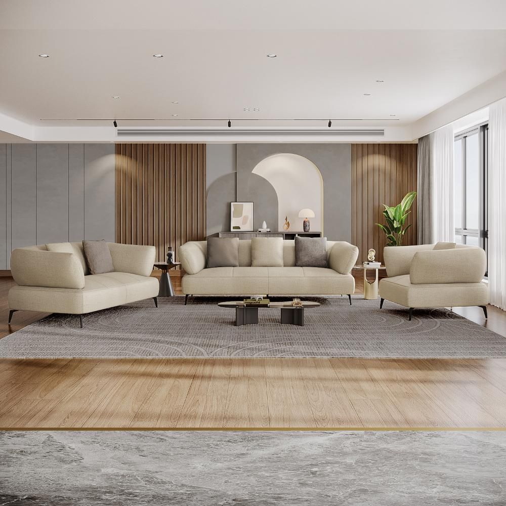 Wakefit Nauru Sofa Set (3+2+1) Seater