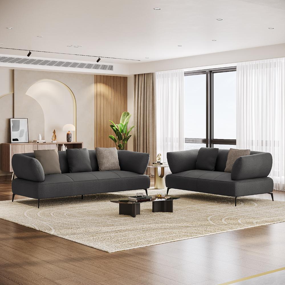 Wakefit Nauru Sofa Set (3+2) Seater