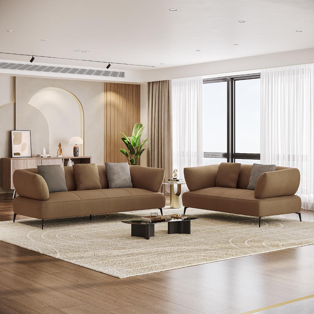 Wakefit Nauru Sofa Set (3+2) Seater